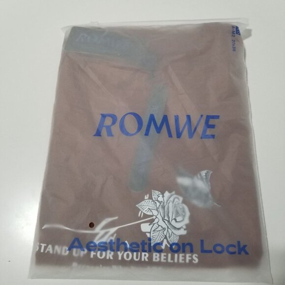 NWT ROMWE‎ Mens Skull & Floral Print Tee Size XL Color Brown - Picture 8 of 9